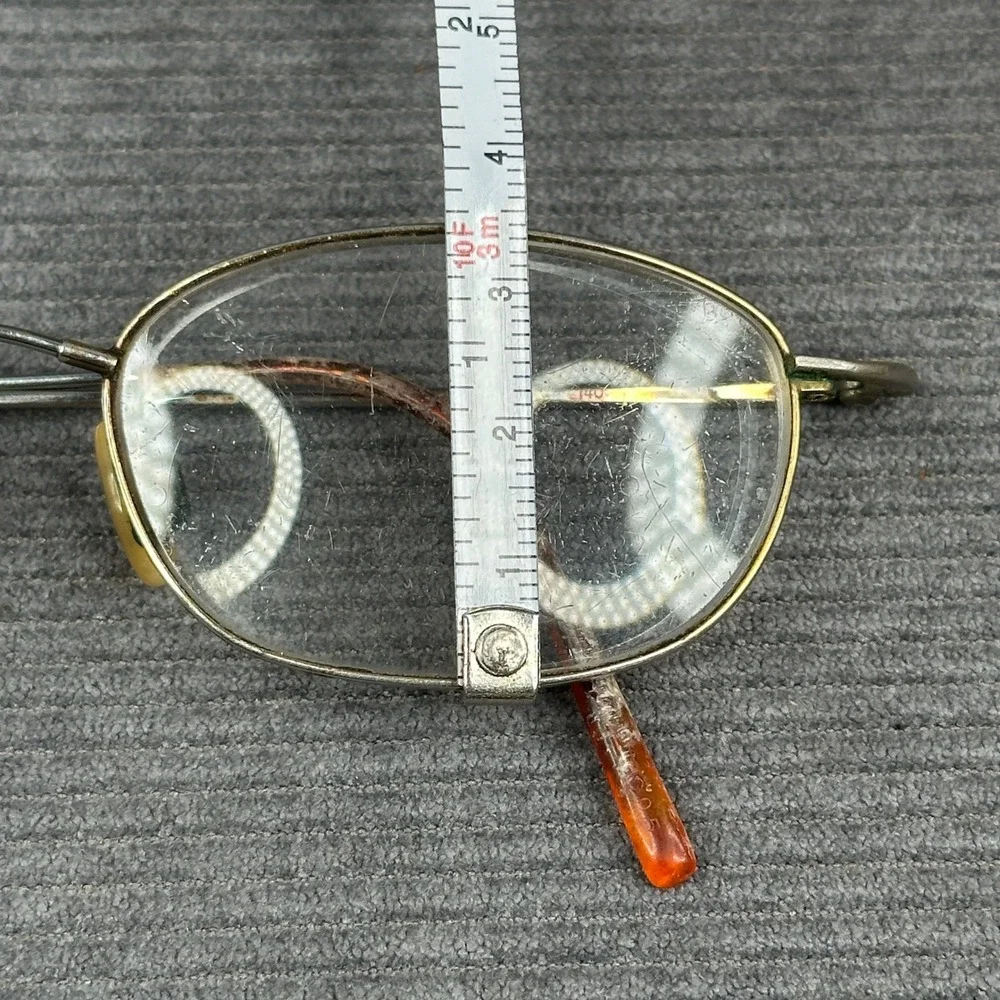 Vintage Oval Wire Frame Eyeglasses Metallic Minimalist Restoration Project